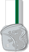 Ehrenzeichen in Silber für 15-jährige Mitgliedschaft (verliehen 2021)